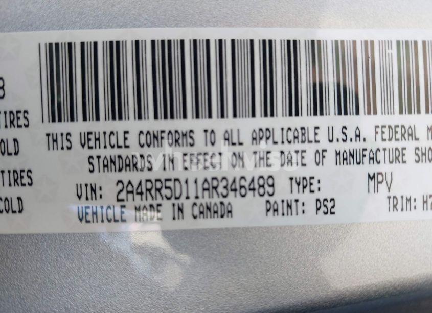 Photo 9 of 2010 Chrysler Town & COUNTRY TOURING (VIN 2A4RR5D11AR346489)