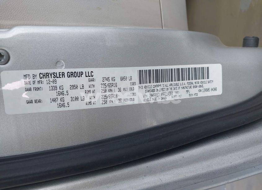 Photo 9 of 2010 Chrysler Town & COUNTRY TOURING (VIN 2A4RR5D14AR214553)