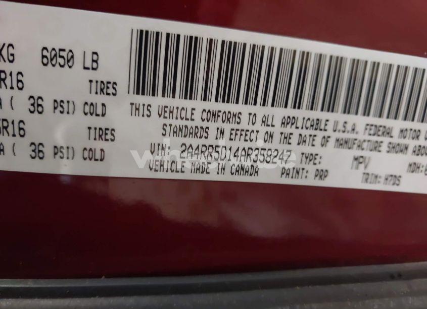 Photo 9 of 2010 Chrysler Town & COUNTRY TOURING (VIN 2A4RR5D14AR358247)