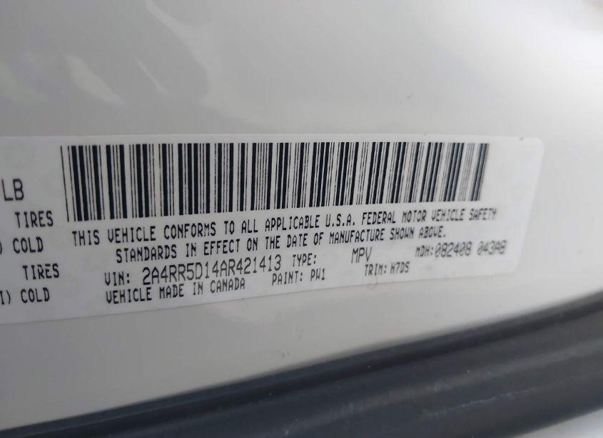 Photo 9 of 2010 Chrysler Town & COUNTRY TOURING (VIN 2A4RR5D14AR421413)