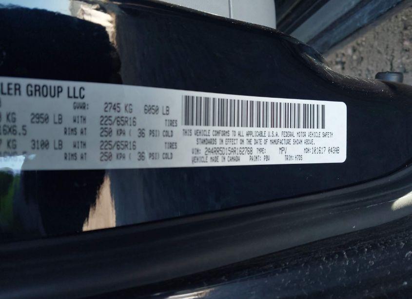 Photo 9 of 2010 Chrysler Town & COUNTRY TOURING (VIN 2A4RR5D15AR162768)