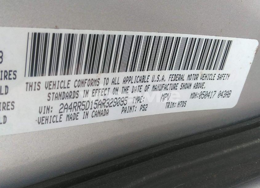 Photo 9 of 2010 Chrysler Town & COUNTRY TOURING (VIN 2A4RR5D15AR329095)