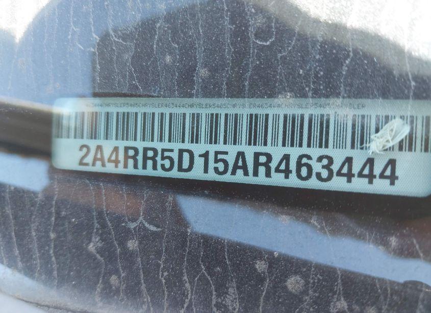 Photo 9 of 2010 Chrysler Town & COUNTRY TOURING (VIN 2A4RR5D15AR463444)