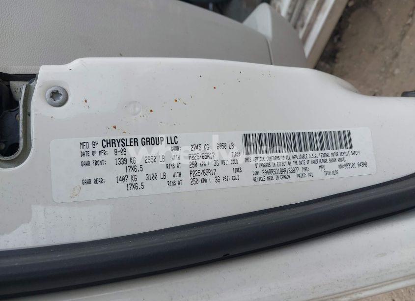 Photo 9 of 2010 Chrysler Town & COUNTRY TOURING (VIN 2A4RR5D18AR133877)