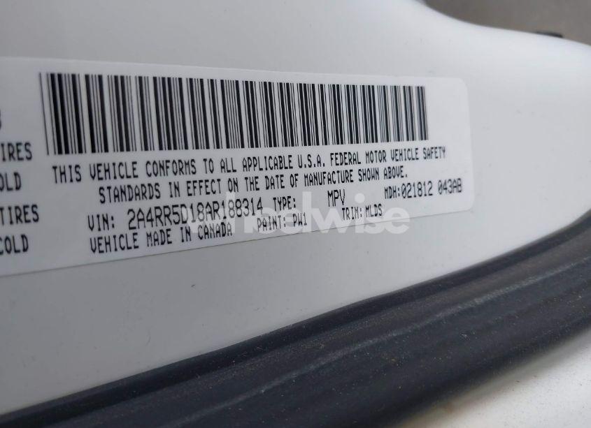 Photo 9 of 2010 Chrysler Town & COUNTRY TOURING (VIN 2A4RR5D18AR188314)