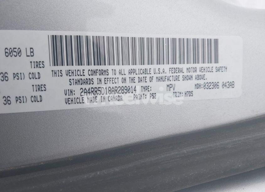 Photo 9 of 2010 Chrysler Town & COUNTRY TOURING (VIN 2A4RR5D18AR289014)