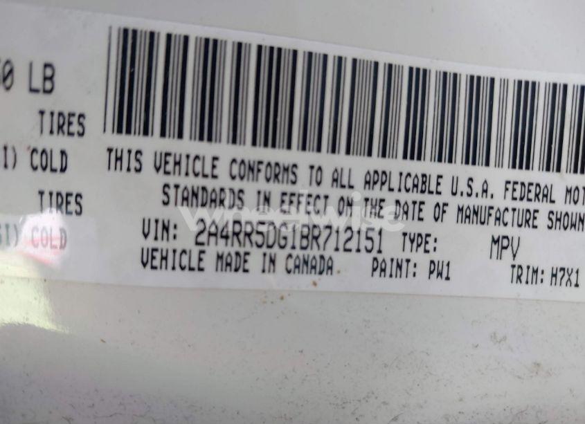 Photo 9 of 2011 Chrysler Town & COUNTRY TOURING (VIN 2A4RR5DG1BR712151)