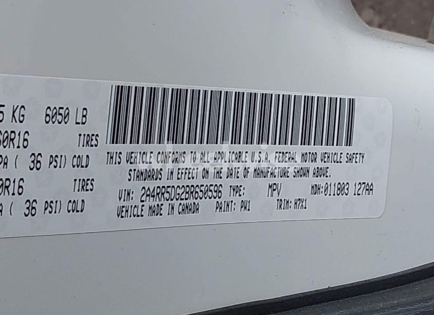 Photo 9 of 2011 Chrysler Town & COUNTRY TOURING (VIN 2A4RR5DG2BR650596)