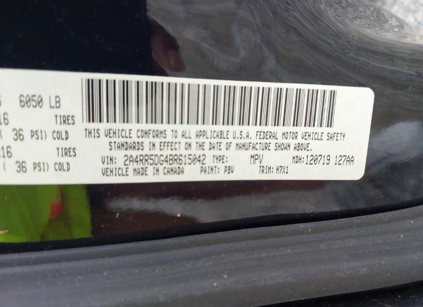 Photo 9 of 2011 Chrysler Town & COUNTRY TOURING (VIN 2A4RR5DG4BR615042)