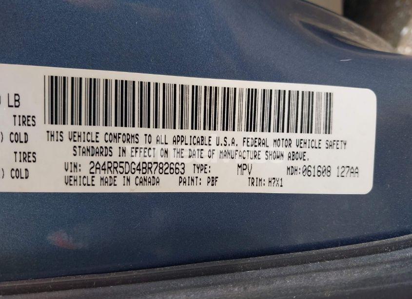 Photo 9 of 2011 Chrysler Town & COUNTRY TOURING (VIN 2A4RR5DG4BR782663)