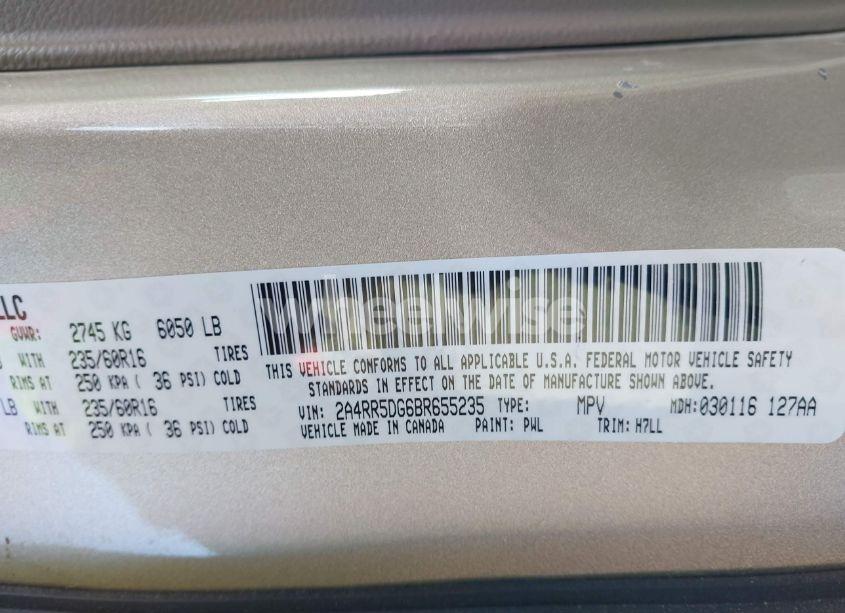 Photo 9 of 2011 Chrysler Town & COUNTRY TOURING (VIN 2A4RR5DG6BR655235)