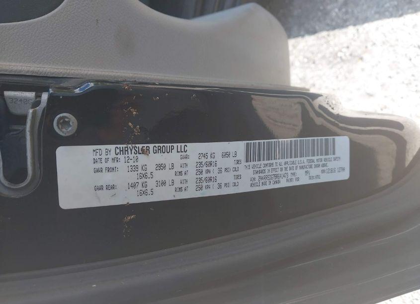 Photo 9 of 2011 Chrysler Town & COUNTRY TOURING (VIN 2A4RR5DG7BR641473)