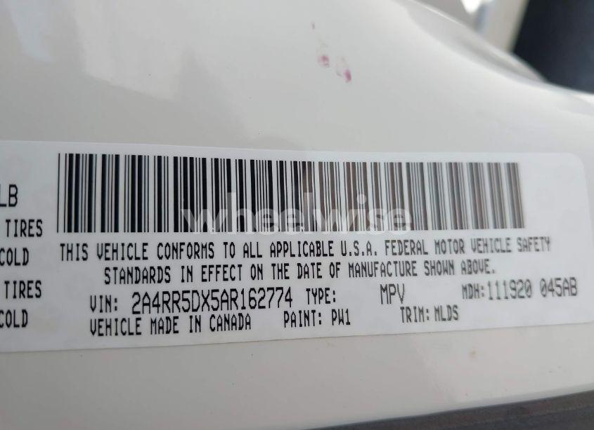 Photo 9 of 2010 Chrysler Town & COUNTRY TOURING (VIN 2A4RR5DX5AR162774)