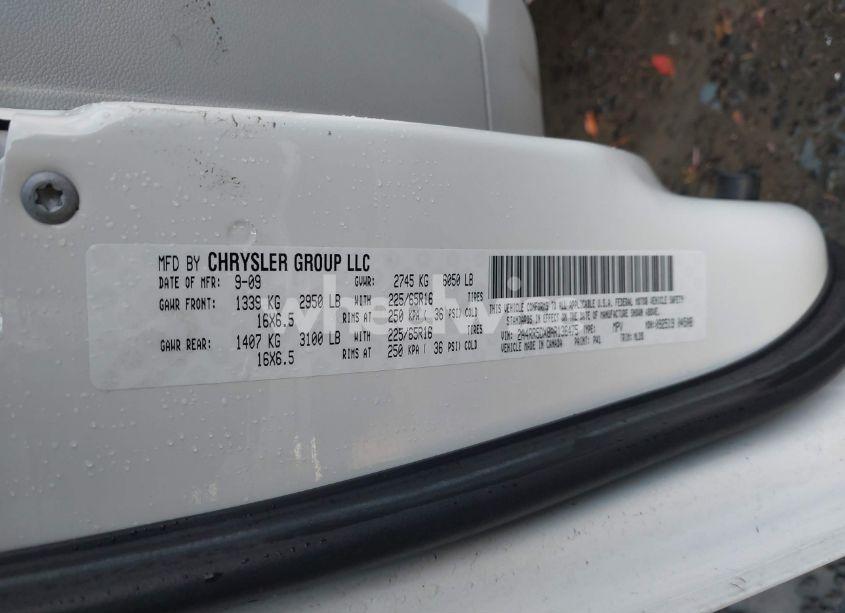 Photo 9 of 2010 Chrysler Town & COUNTRY TOURING (VIN 2A4RR5DX8AR136475)