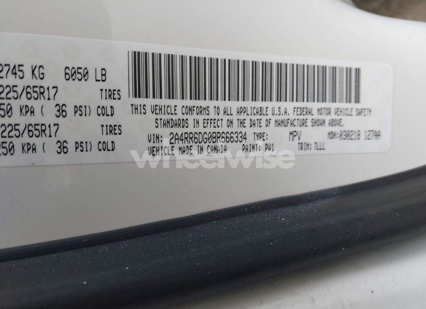 Photo 9 of 2011 Chrysler Town & COUNTRY LIMITED (VIN 2A4RR6DG0BR666334)