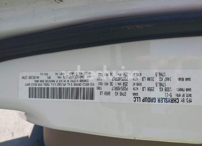 Photo 9 of 2011 Chrysler Town & COUNTRY LIMITED (VIN 2A4RR6DG3BR712674)