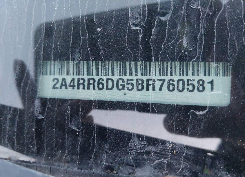 Photo 9 of 2011 Chrysler Town & COUNTRY LIMITED (VIN 2A4RR6DG5BR760581)