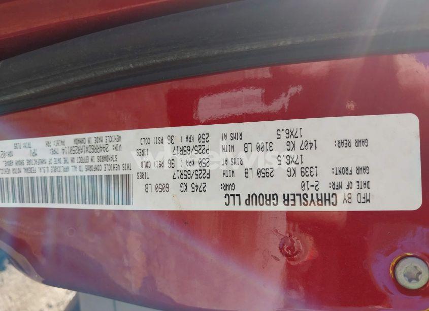 Photo 9 of 2010 Chrysler Town & COUNTRY LIMITED (VIN 2A4RR6DX1AR250114)