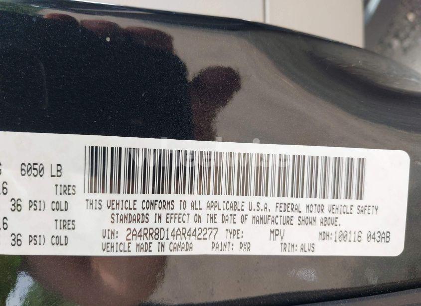 Photo 9 of 2010 Chrysler Town & COUNTRY TOURING PLUS (VIN 2A4RR8D14AR442277)