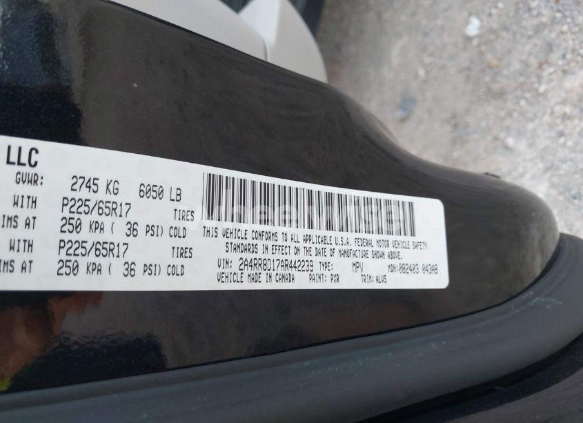 Photo 9 of 2010 Chrysler Town & COUNTRY TOURING PLUS (VIN 2A4RR8D17AR442239)