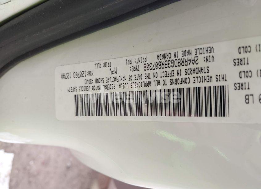 Photo 9 of 2011 Chrysler Town & COUNTRY TOURING-L (VIN 2A4RR8DG3BR607306)