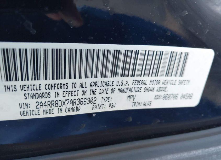 Photo 9 of 2010 Chrysler Town & COUNTRY TOURING PLUS (VIN 2A4RR8DX7AR366302)