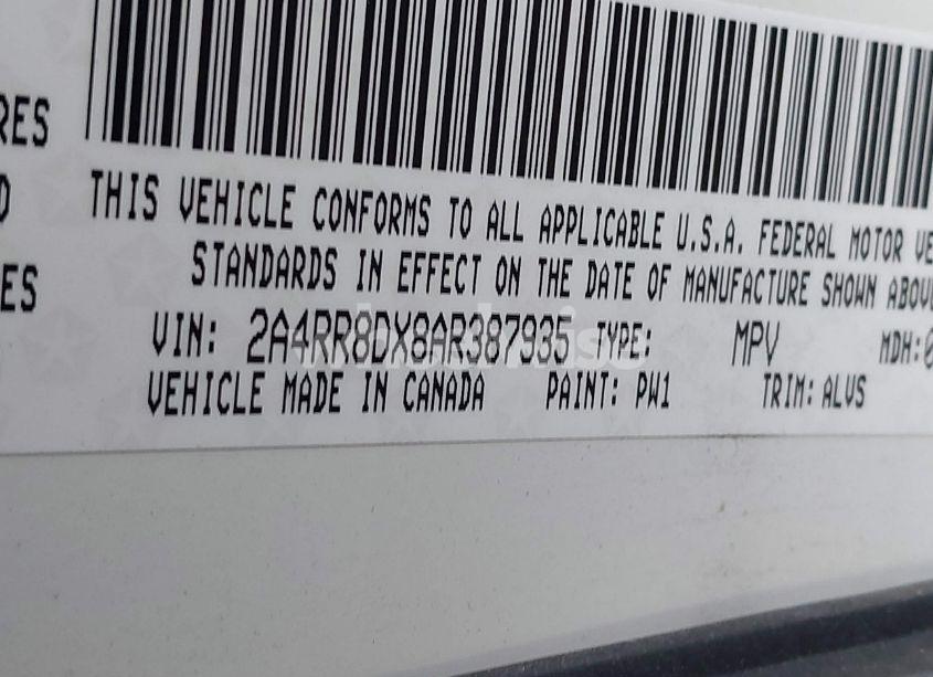 Photo 9 of 2010 Chrysler Town & COUNTRY TOURING PLUS (VIN 2A4RR8DX8AR387935)