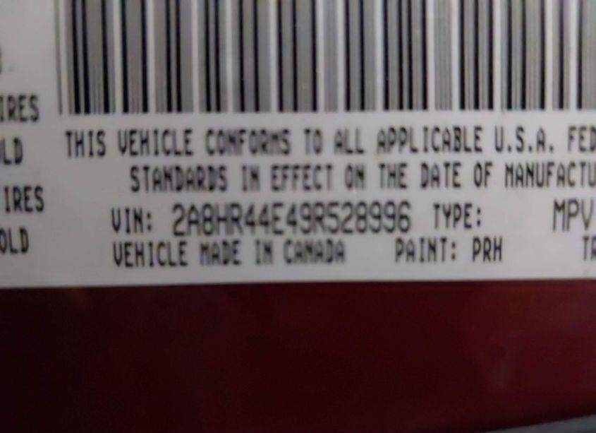 Photo 9 of 2009 Chrysler Town & COUNTRY LX (VIN 2A8HR44E49R528996)
