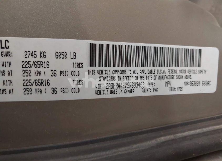 Photo 9 of 2009 Chrysler Town & COUNTRY LX (VIN 2A8HR44E79R683493)