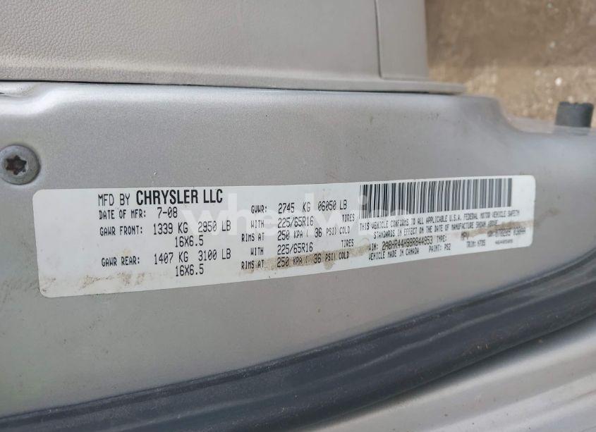 Photo 9 of 2008 Chrysler Town & COUNTRY LX (VIN 2A8HR44H98R844953)