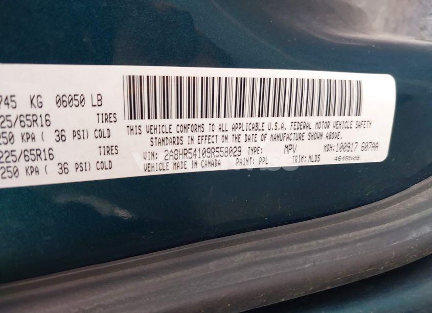 Photo 9 of 2009 Chrysler Town & COUNTRY TOURING (VIN 2A8HR54109R558029)