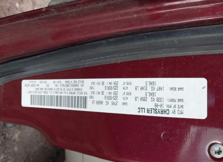 Photo 9 of 2009 Chrysler Town & COUNTRY TOURING (VIN 2A8HR54139R574614)