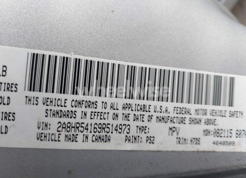 Photo 9 of 2009 Chrysler Town & COUNTRY TOURING (VIN 2A8HR54169R514973)