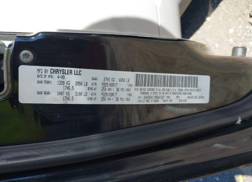 Photo 9 of 2009 Chrysler Town & COUNTRY TOURING (VIN 2A8HR54179R647287)