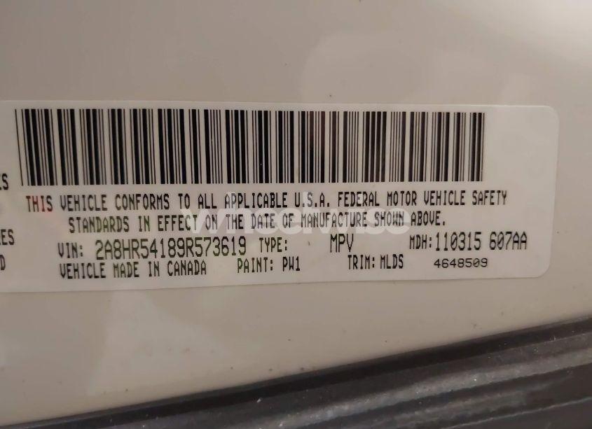 Photo 9 of 2009 Chrysler Town & COUNTRY TOURING (VIN 2A8HR54189R573619)