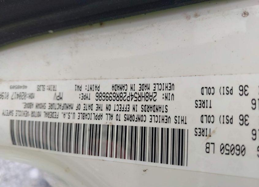 Photo 9 of 2008 Chrysler Town & COUNTRY TOURING (VIN 2A8HR54P28R699686)