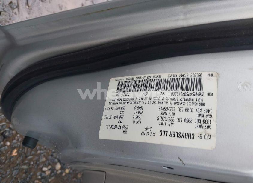 Photo 9 of 2008 Chrysler Town & COUNTRY TOURING (VIN 2A8HR54P58R142500)