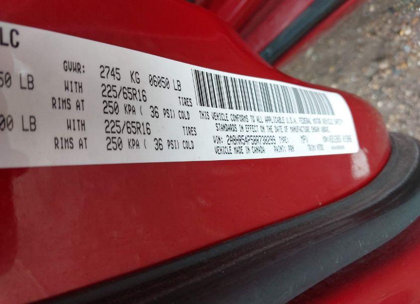 Photo 9 of 2008 Chrysler Town & COUNTRY TOURING (VIN 2A8HR54P58R738299)