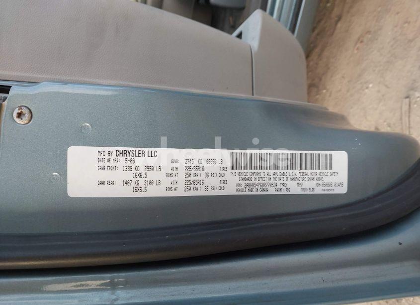 Photo 9 of 2008 Chrysler Town & COUNTRY TOURING (VIN 2A8HR54P68R770534)