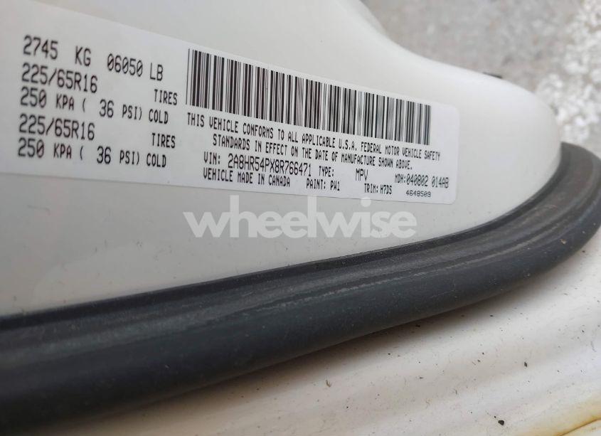 Photo 9 of 2008 Chrysler Town & COUNTRY TOURING (VIN 2A8HR54PX8R766471)