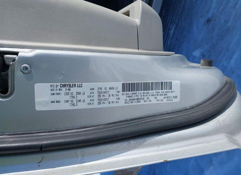 Photo 9 of 2008 Chrysler Town & COUNTRY LIMITED (VIN 2A8HR64X68R697381)