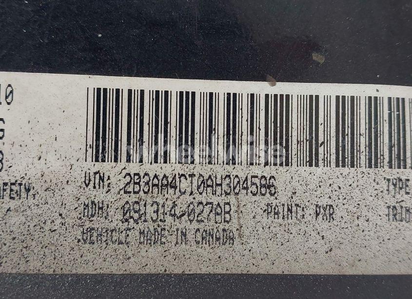 Photo 9 of 2010 Dodge Charger (VIN 2B3AA4CT0AH304586)