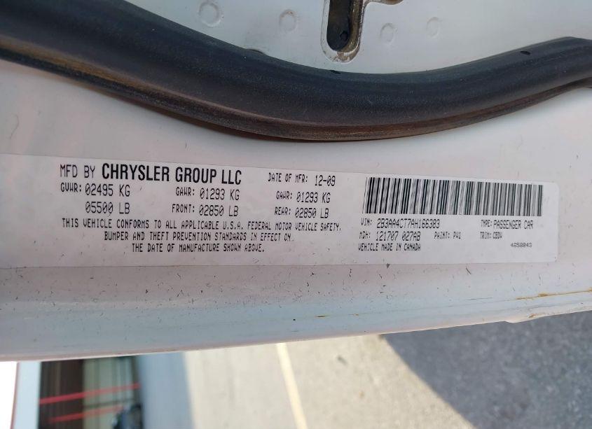 Photo 9 of 2010 Dodge Charger (VIN 2B3AA4CT7AH166383)