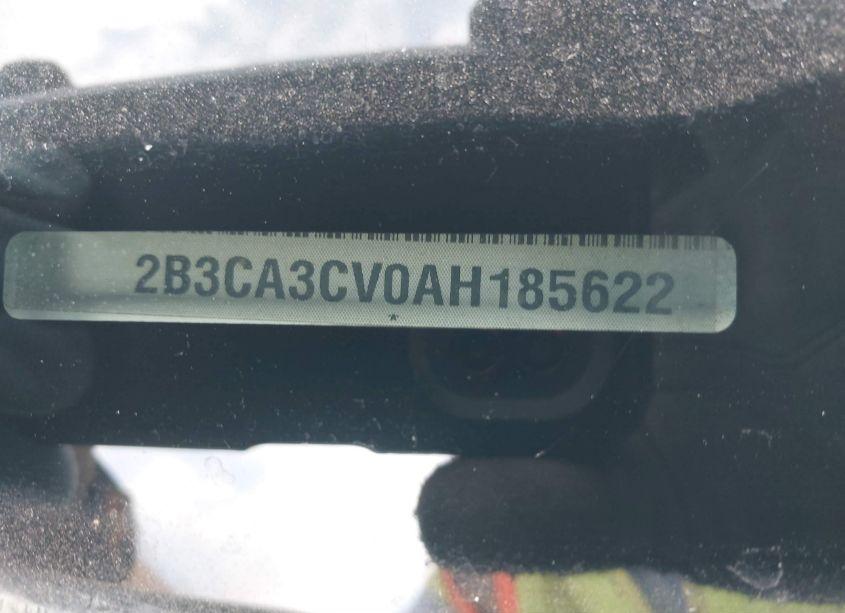 Photo 9 of 2010 Dodge Charger SXT (VIN 2B3CA3CV0AH185622)