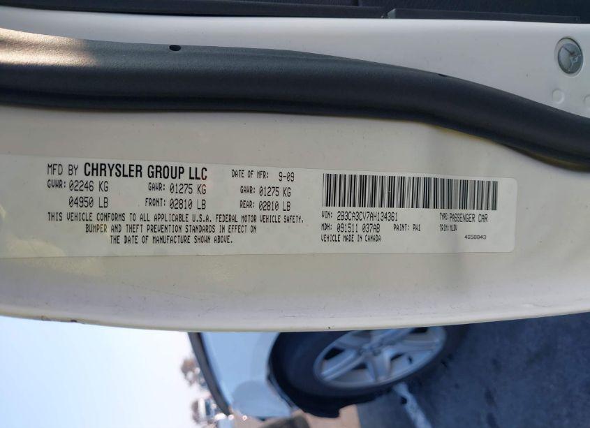 Photo 9 of 2010 Dodge Charger SXT (VIN 2B3CA3CV7AH134361)