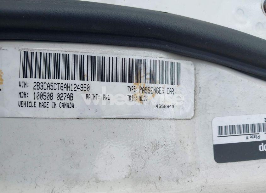 Photo 9 of 2010 Dodge Charger R/T (VIN 2B3CA5CT6AH124950)