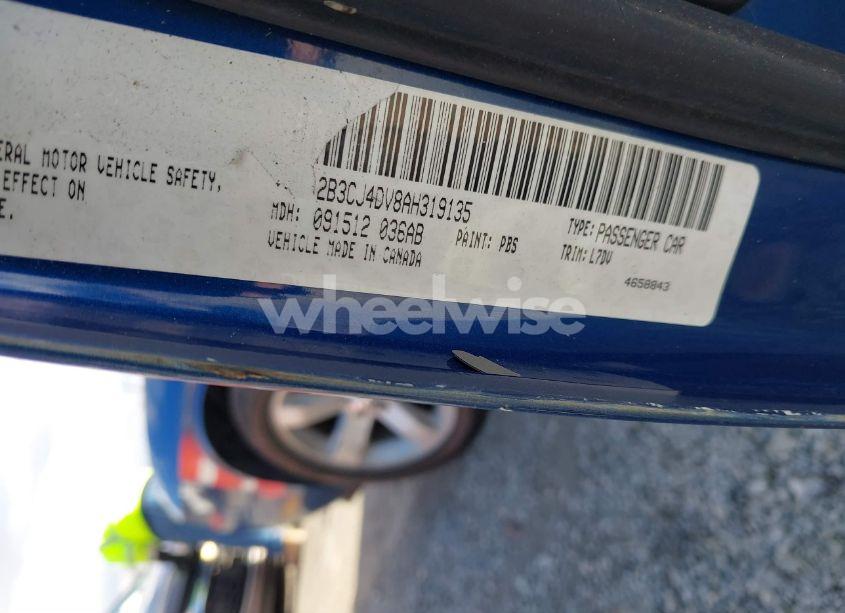 Photo 9 of 2010 Dodge Challenger SE (VIN 2B3CJ4DV8AH319135)