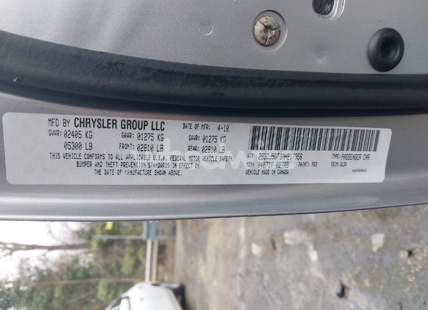 Photo 9 of 2010 Dodge Challenger R/T (VIN 2B3CJ5DT3AH217956)