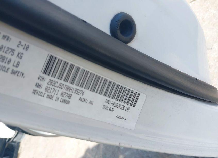 Photo 9 of 2010 Dodge Challenger R/T (VIN 2B3CJ5DT8AH195274)