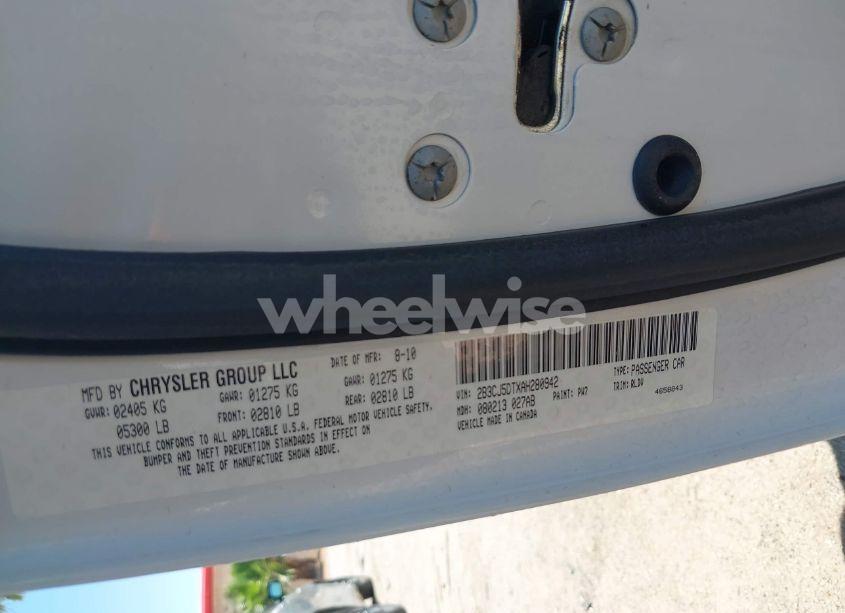 Photo 9 of 2010 Dodge Challenger R/T (VIN 2B3CJ5DTXAH280942)